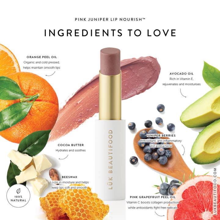 Luk Beautifood - Wholesale Lipstick - Lip Nourishâ„¢ Lipstick - Pink Juniper
