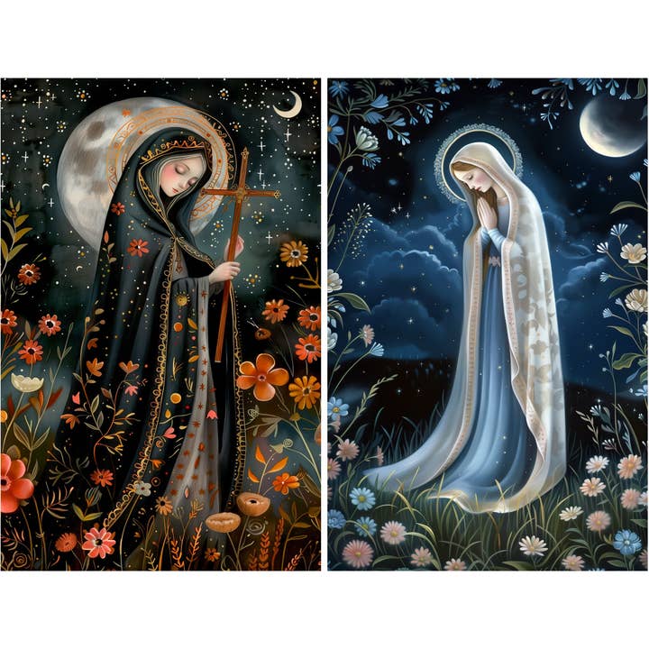Craft Kreatively - Wholesale Craft Supplies - Virgin Mary Decoupage Rice Paper - A4 - 6pc – Crafts