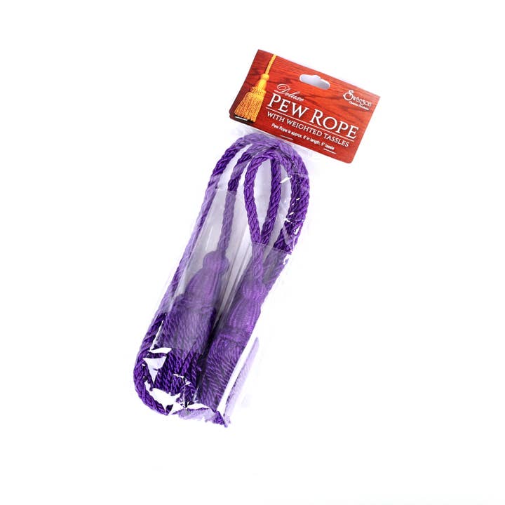 Swanson Christian Products - Wholesale Decorative Tassel/Wall Drop - Tassel Rope Purple