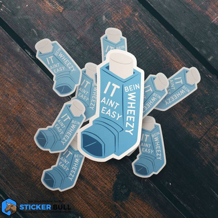 Sticker Bull - Wholesale Sticker - It Aint Easy Bein Wheezy Sticker, Waterproof Vinyl Sticker,
