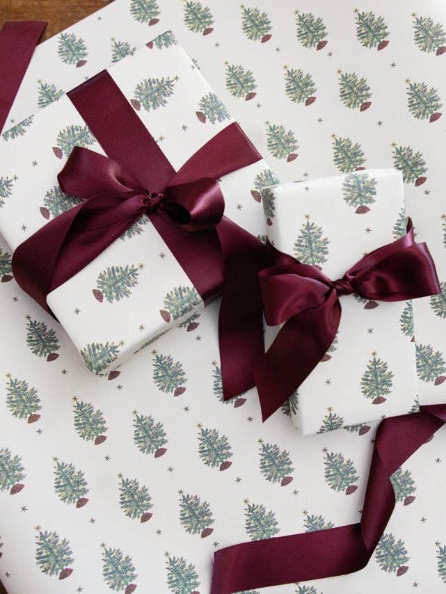 'O' Christmas Tree' wrapping paper roll for wholesale by Parcel Paper