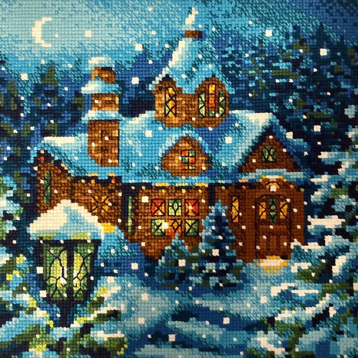 RIOLIS - Wholesale Embroidery/Cross Stitch Supplies - Cross Stitch Kit From Riolis 2029 Snowfall In The Forest3
