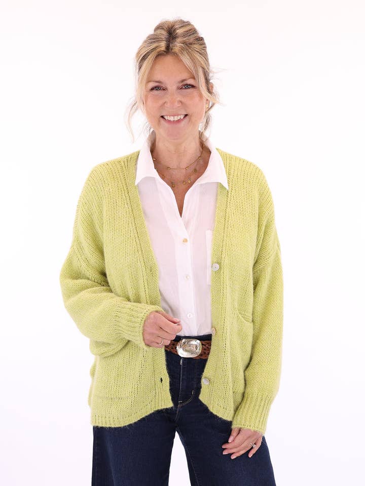 Alpaca Blend Pocket Vest voor wholesale door Cadenza Italy Ltd