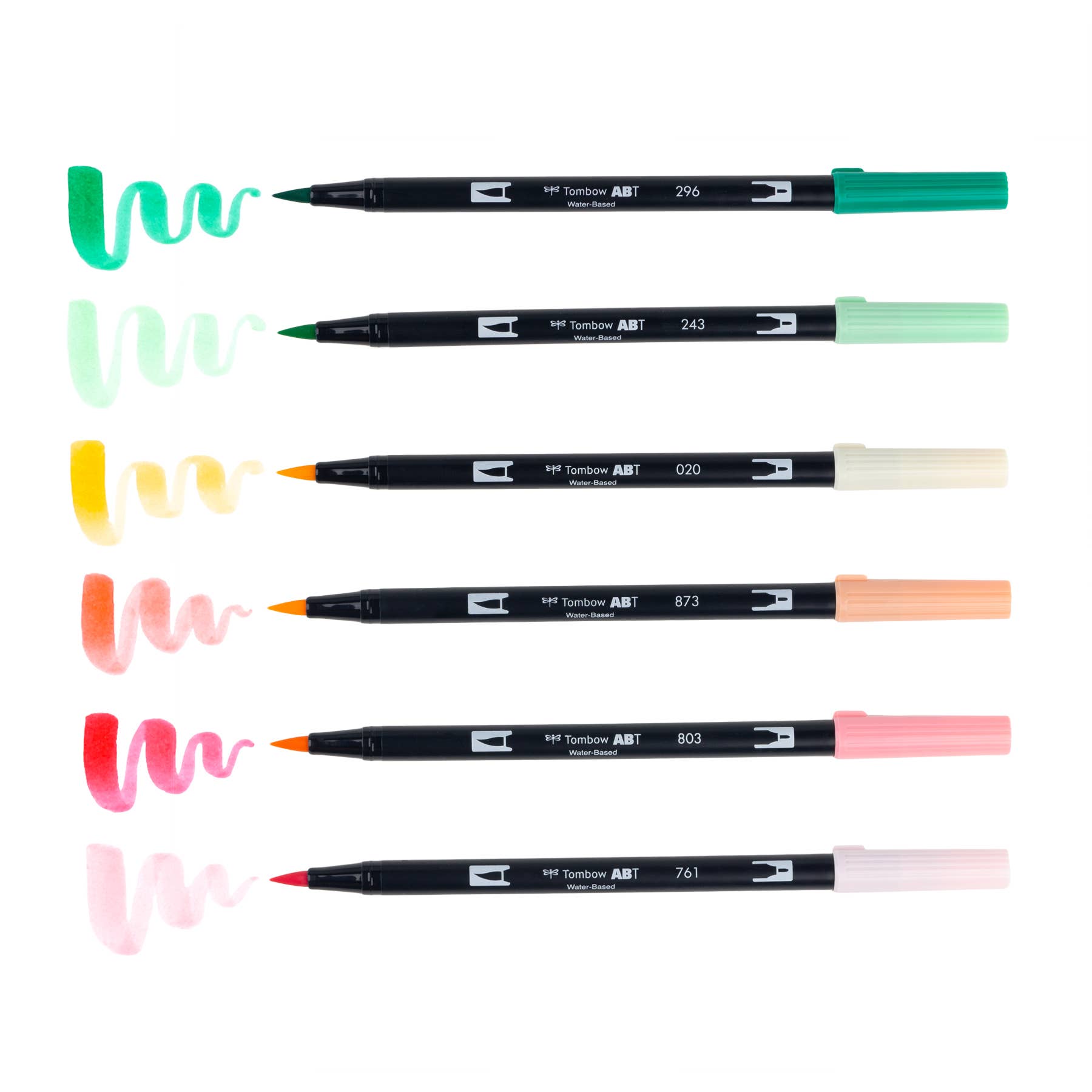 Tombow - Wholesale Marker - Dual Brush Pen Art Markers, Just Peachy, 6-Pack2