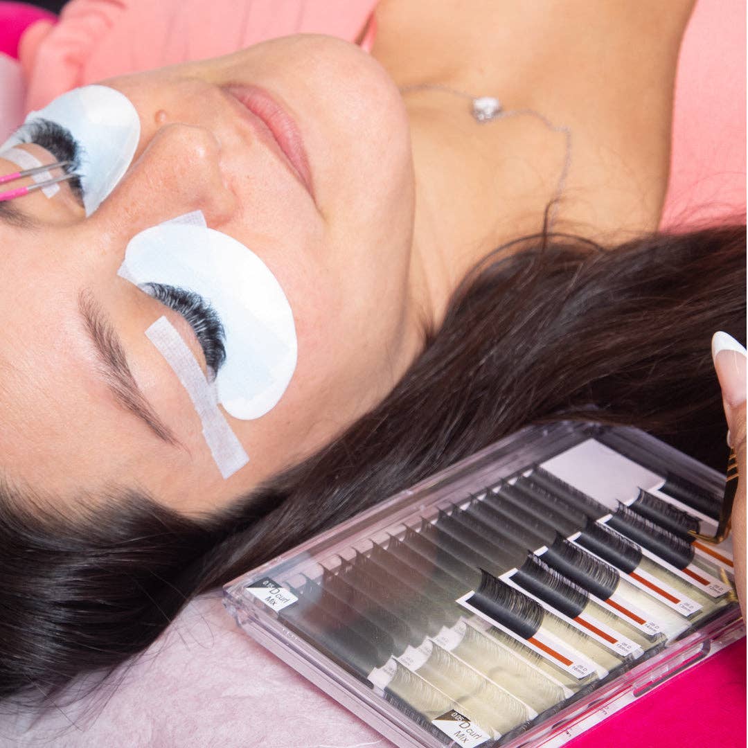 GladGirl – cílios postiços por atacado – Extensões de Pestanas Híbridas Signature Mink de Comprimento Misto5