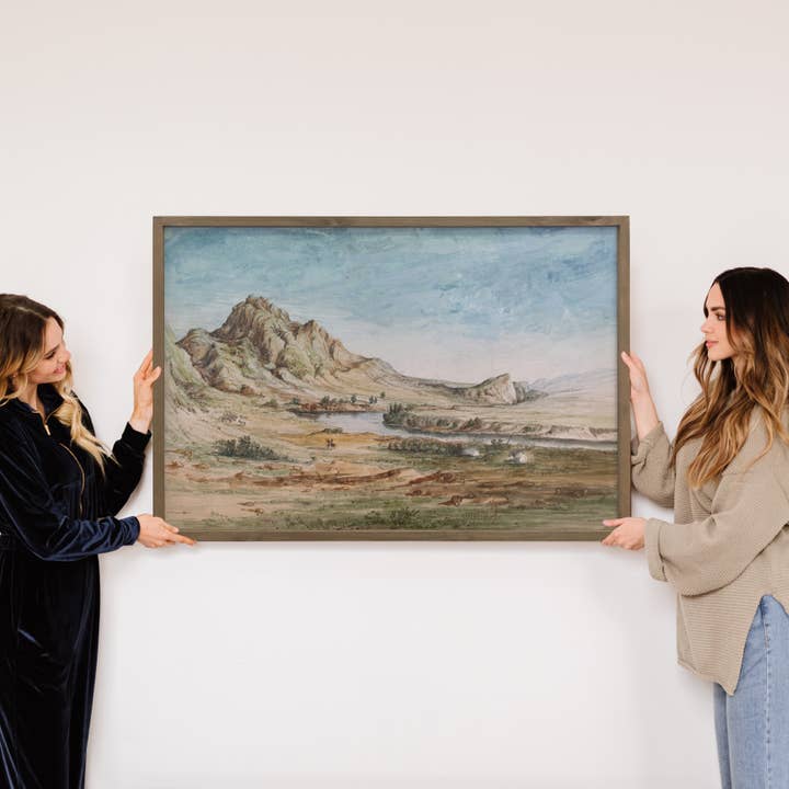 Hangout Home – wholesale Art print – Montana Gates of the Mountains - Mountain Landscape Wall Art2