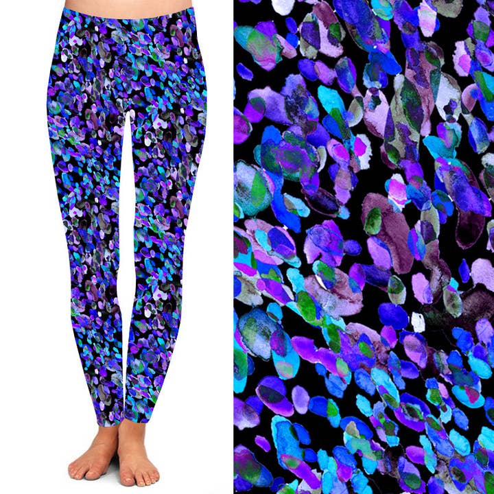 Natopia - Wholesale Athletic/Lounge Leggings - Women's - Ultra Violet Deluxe Leggings
