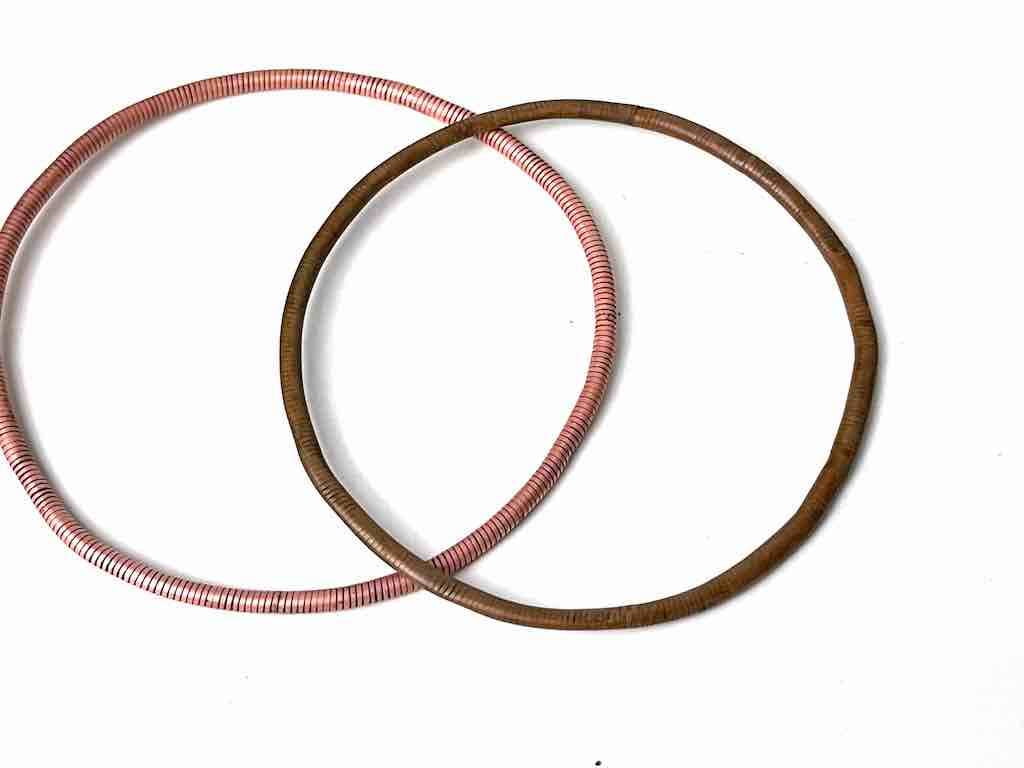 The Niger Bend - Wholesale Bangle Bracelet - Vintage thin rounded copper bracelet/anklet4