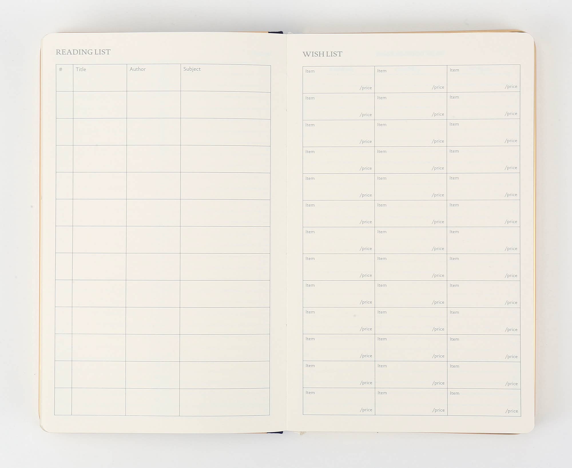 Victoria's Journals - Wholesale Planner - Monaco Undated Diary Personal Planner Veganistische omslag (beige)6