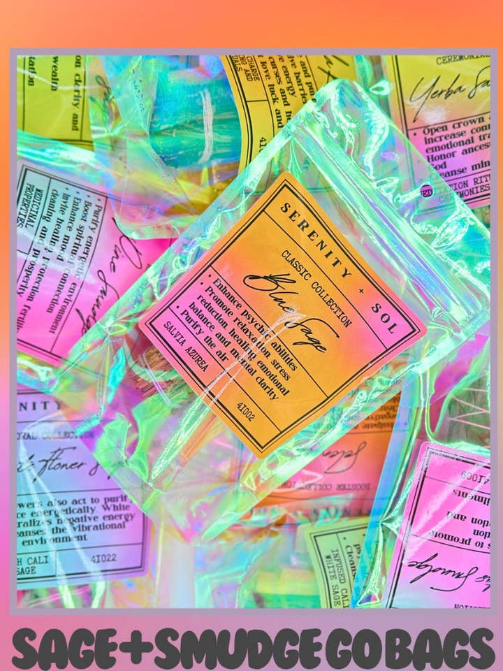 Sage & Smudge Go Bags Pré-embalagem por atacado de Serenity + Sol
