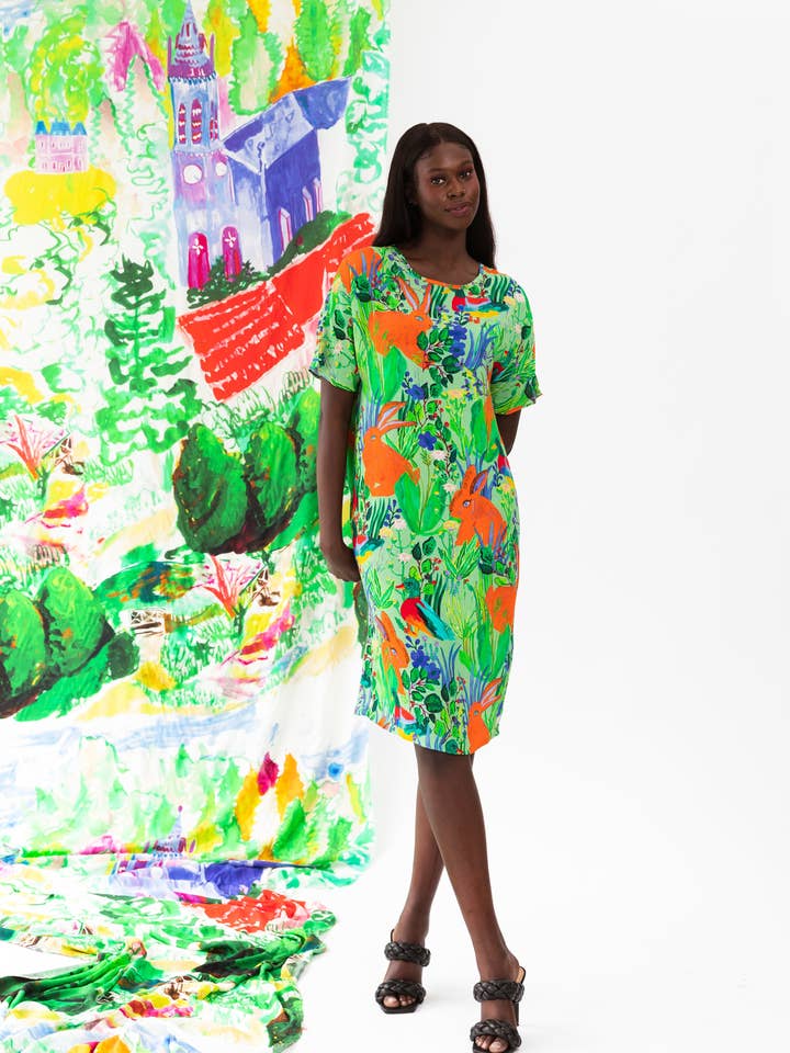 Vestido T de Coelho por atacado de Tara Whalley