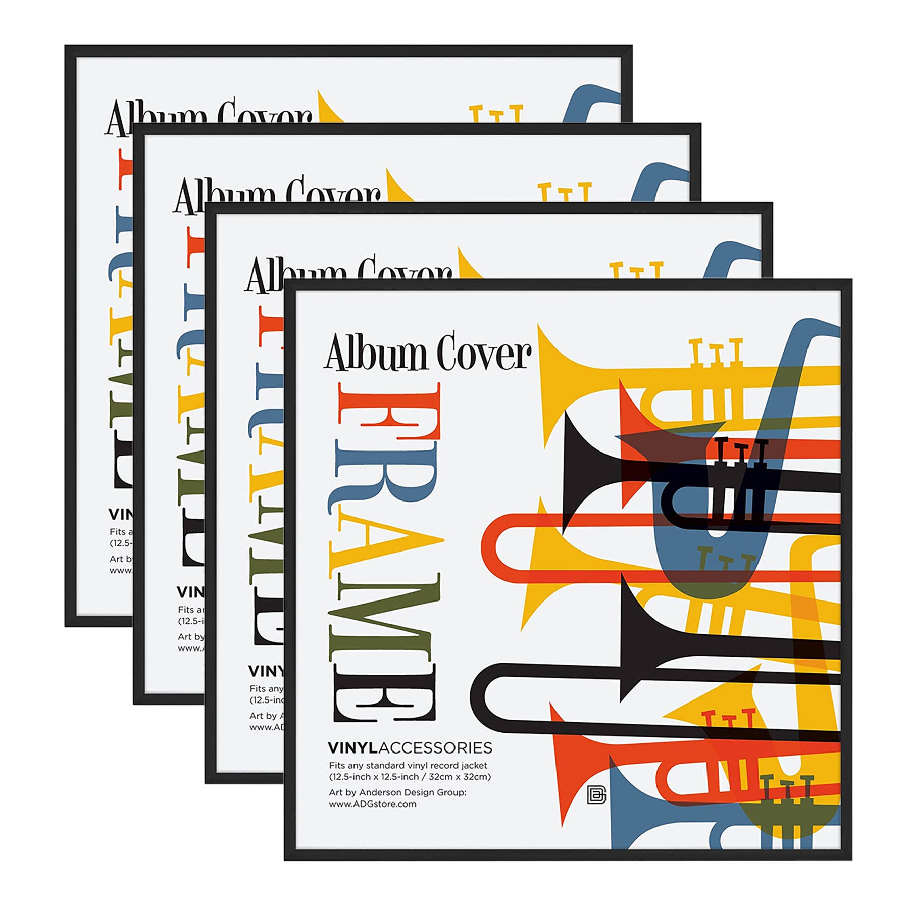 Black Americanflat Aluminum Album Frame for wholesale on Faire7