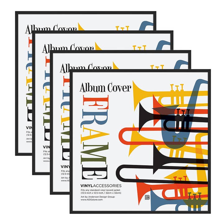 Black Americanflat Aluminum Album Frame for wholesale on Faire7