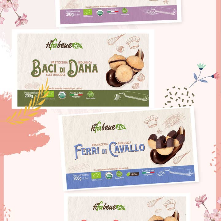 Le deliziose pasticceria sas Ti fa bene bio - Vendita all'ingrosso Biscotti - Canestrelli senza glutine