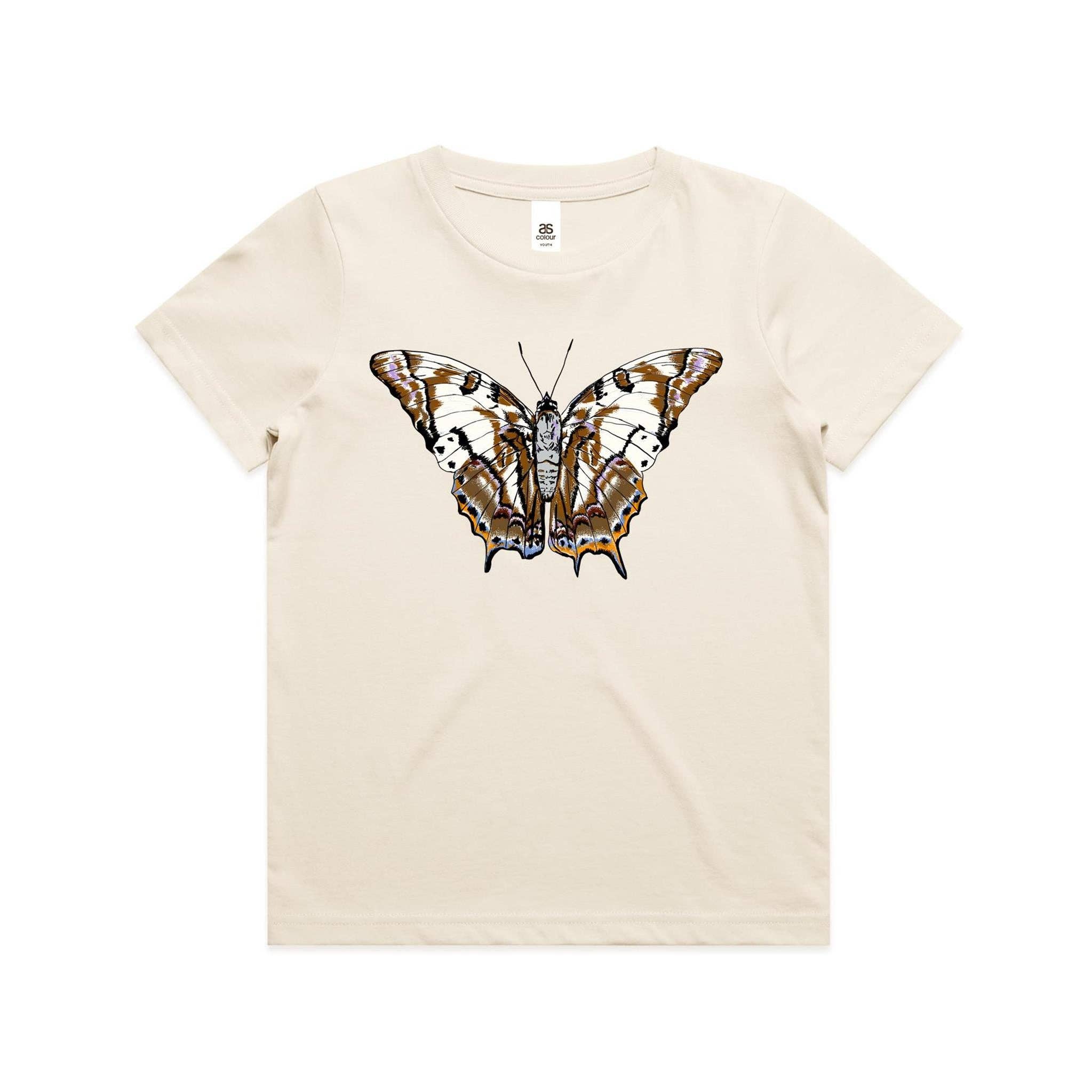 High Tees - Wholesale Screen Printed T-Shirt - Kids - Tailed Emperor Butterfly Kids T shirt5