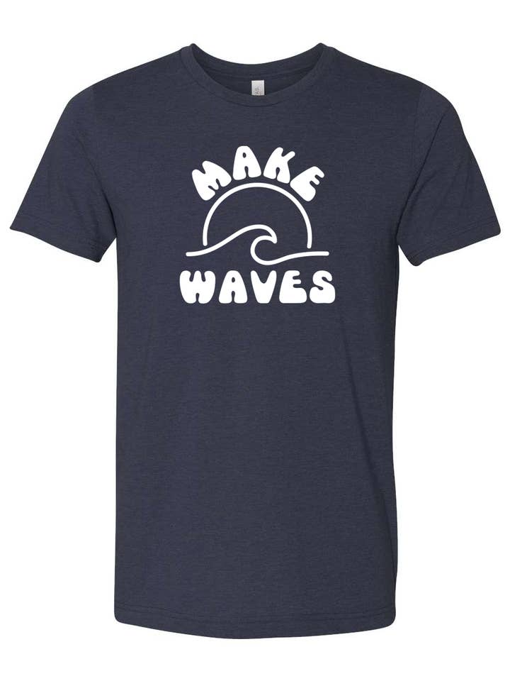 Make Waves Unisex T-shirt for wholesale by Good Ink