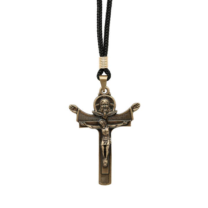 Oremus Mercy - Wholesale Halskettinghanger - Heilige Drie-eenheid Ketting 18"