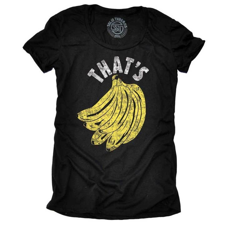 Women's That's Bananas T-shirt for wholesale by Solid Threads
