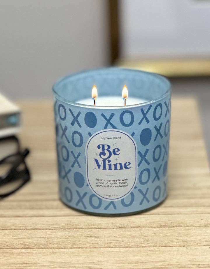 DesignStyles Home - Wholesale Jar/Filled Candle - “Be Mine” Crisp Apple Romantic Scented Candle1