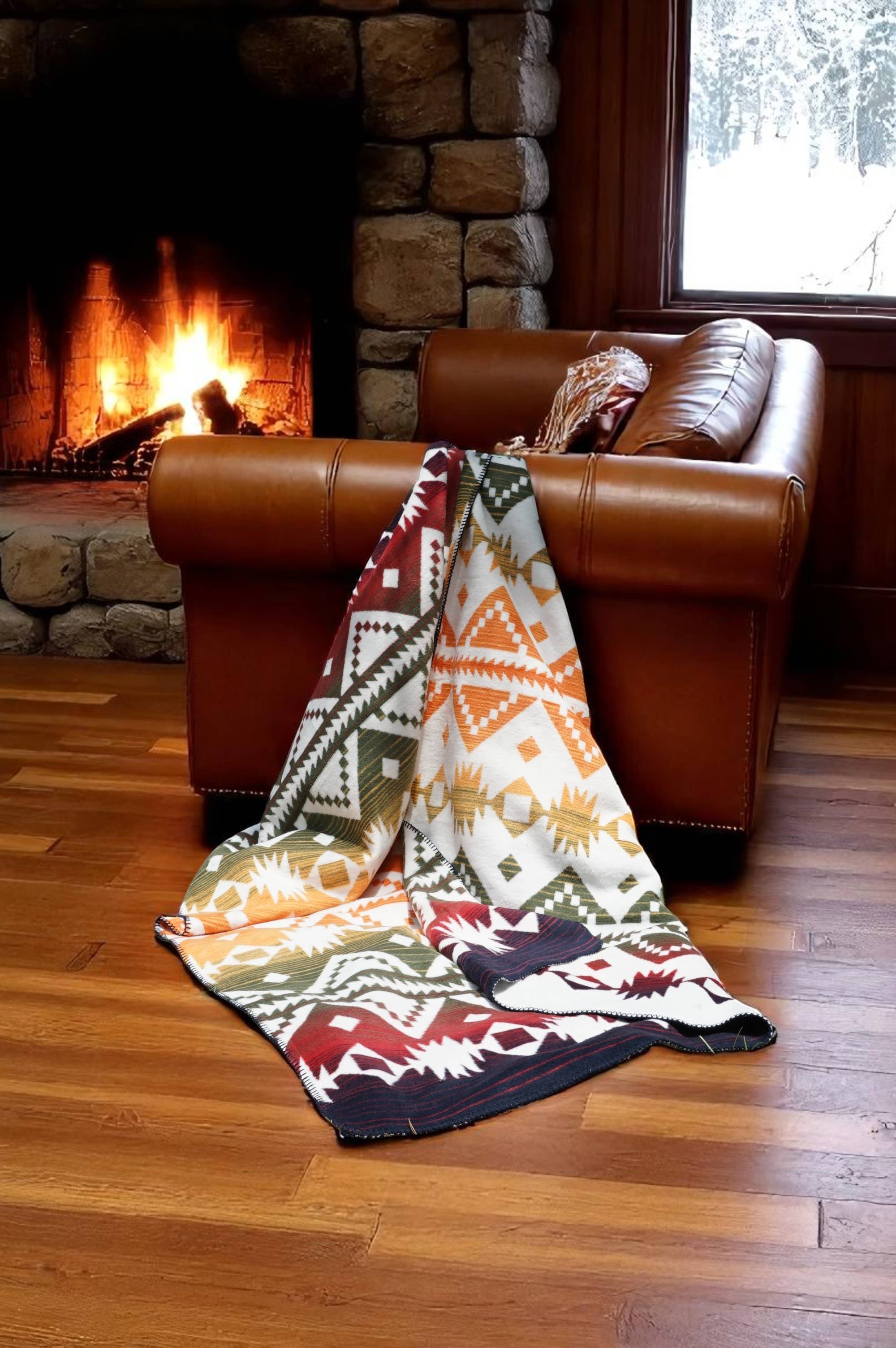 Earth Ragz - Wholesale Throw Blanket - TWIN REVERSIBLE JACQUARD BLANKET CERRITOS6