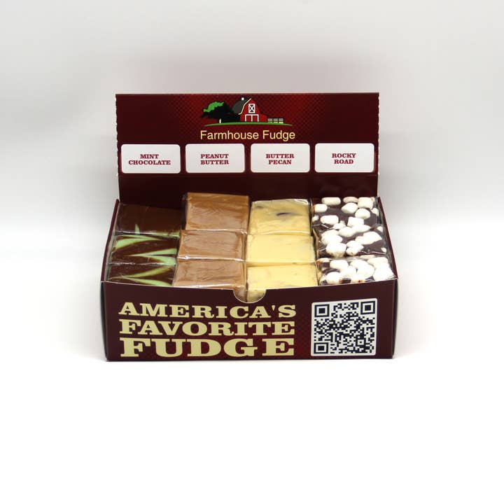 Farmhouse Fudge - Wholesale Fudge - Farmhouse Fudge: Customizable 1/4LB Fudge POS Display Boxes