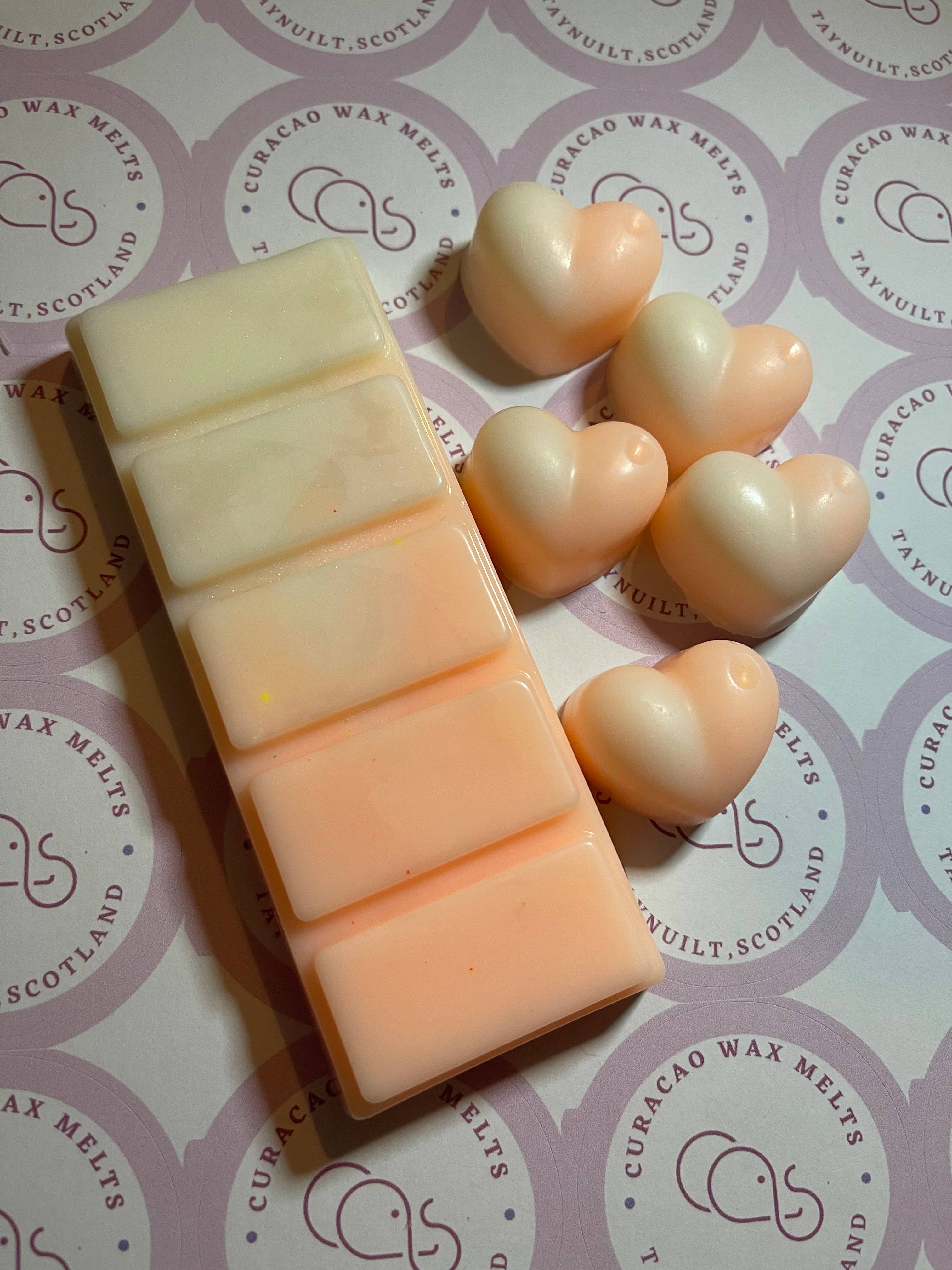 Curacao Wax Melts – wholesale Wax melt – Marshmallow and White Peach Snap Bar0