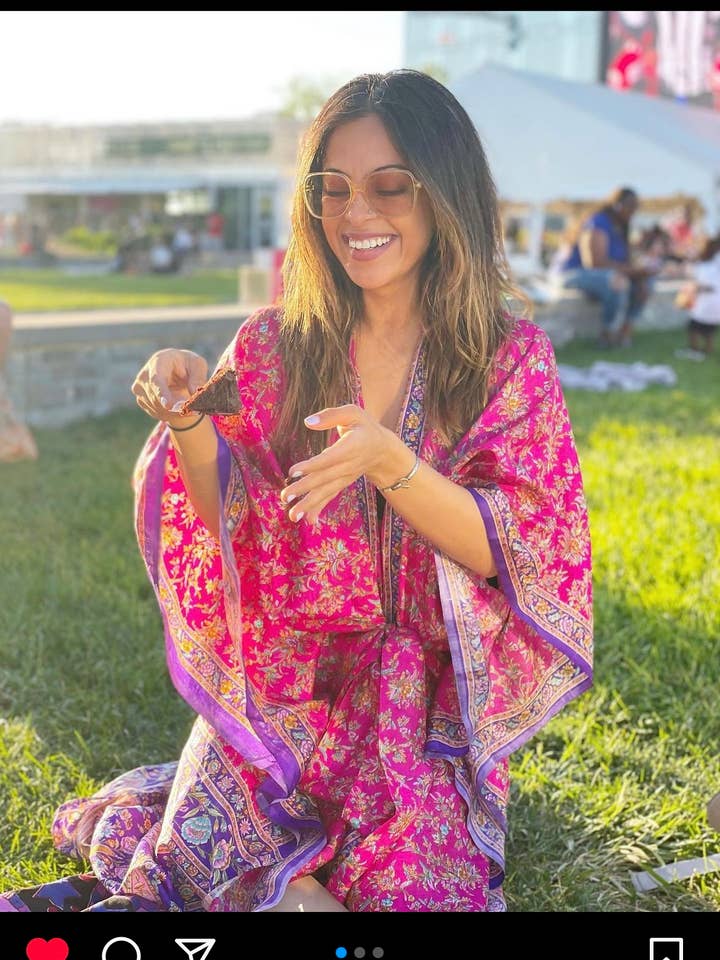 Silk Saree Kaftan Dress - Pink Tones for wholesale by Studio Swiatlo