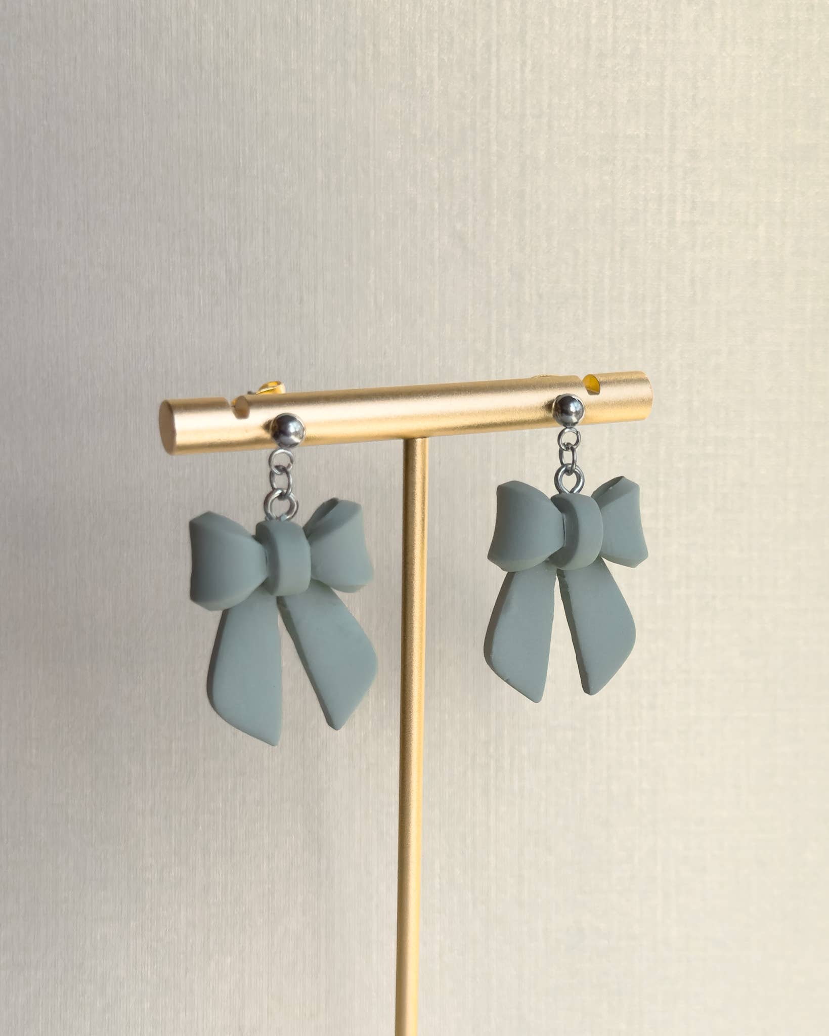 Clay & Fern Co. – wholesale Dangle earrings – Maeve Earrings - Polymer Clay Bow Earrings0