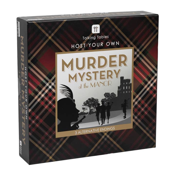 Talking Tables USA - Wholesale Card Game - Murder Mystery at the Manor House Game |Crime Solving Game |
