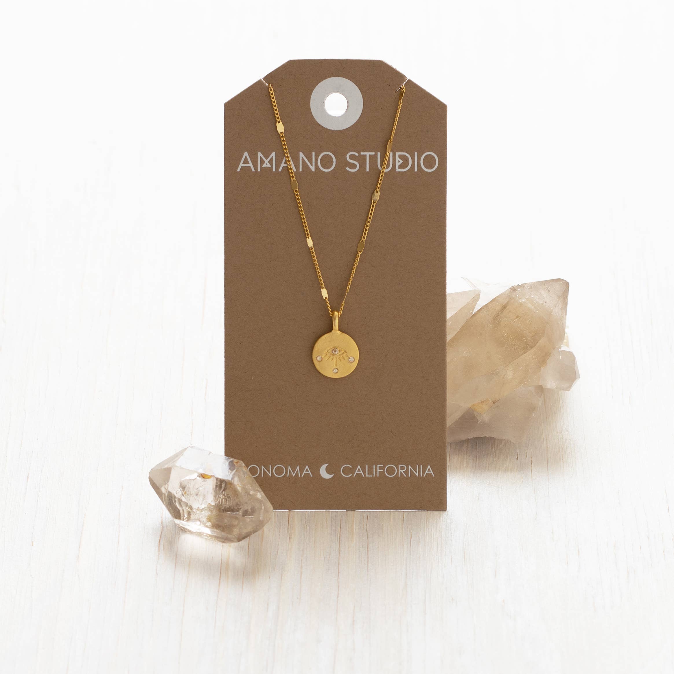 Amano Studio – Großhandel Kette mit Anhänger/Charm – Halskette mit Schutzauge1
