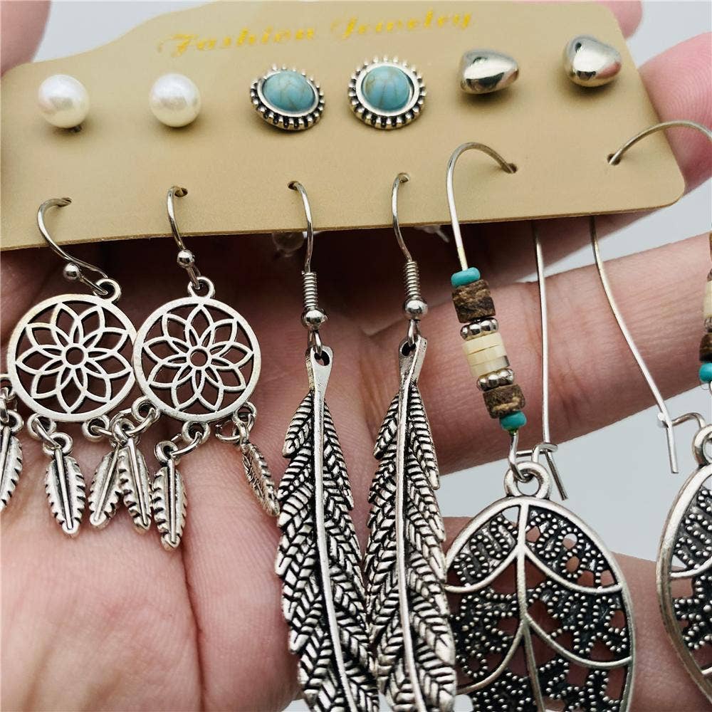 Mio Queena - Wholesale Jewelry Set - Women's Earring Set Boho Style3