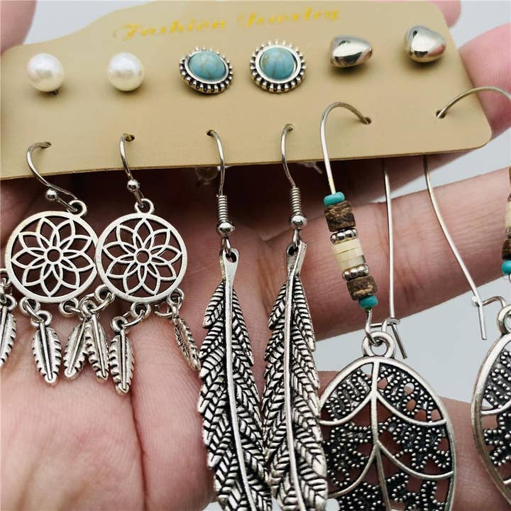 Mio Queena - Wholesale Jewelry Set - Women's Earring Set Boho Style3