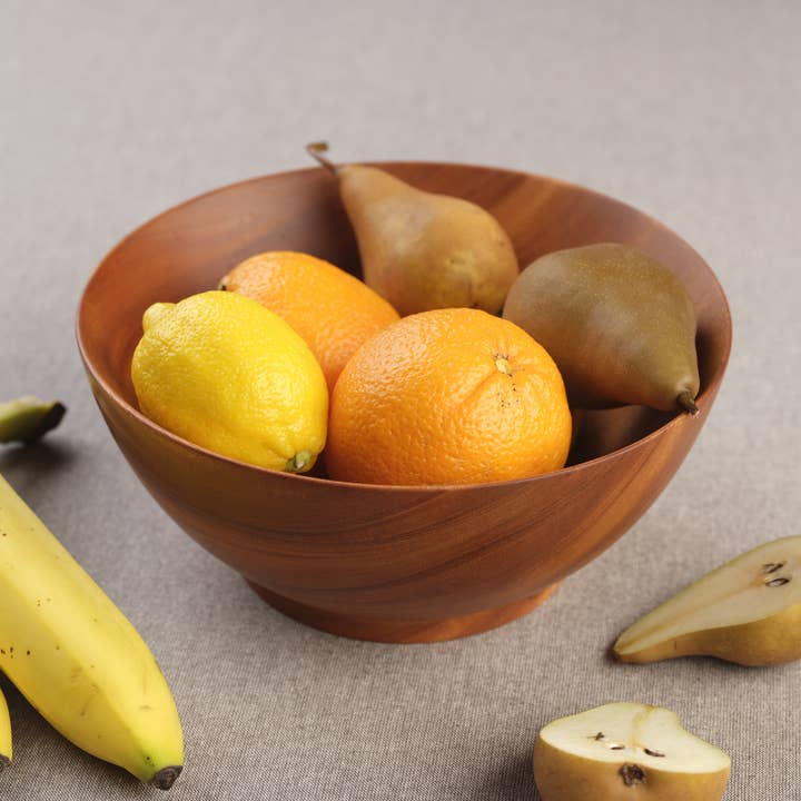 Mahogany Bowl - Wooden Serving Bowl for Dining & Home Decor for wholesale by danta