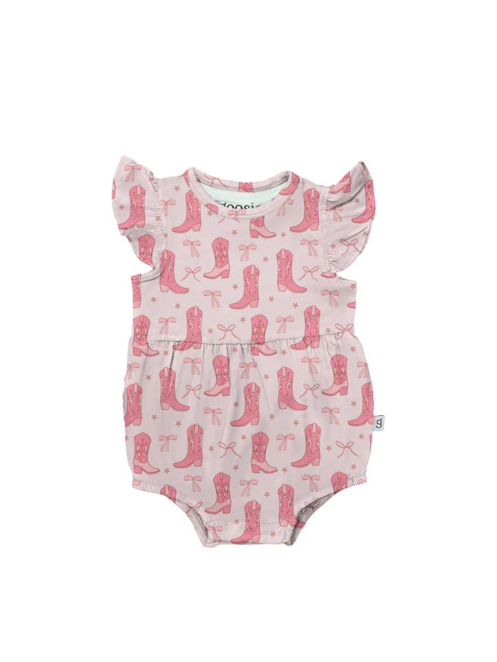 Cowgirl Boots & Bows - Flutter Bubble for wholesale by Goosies