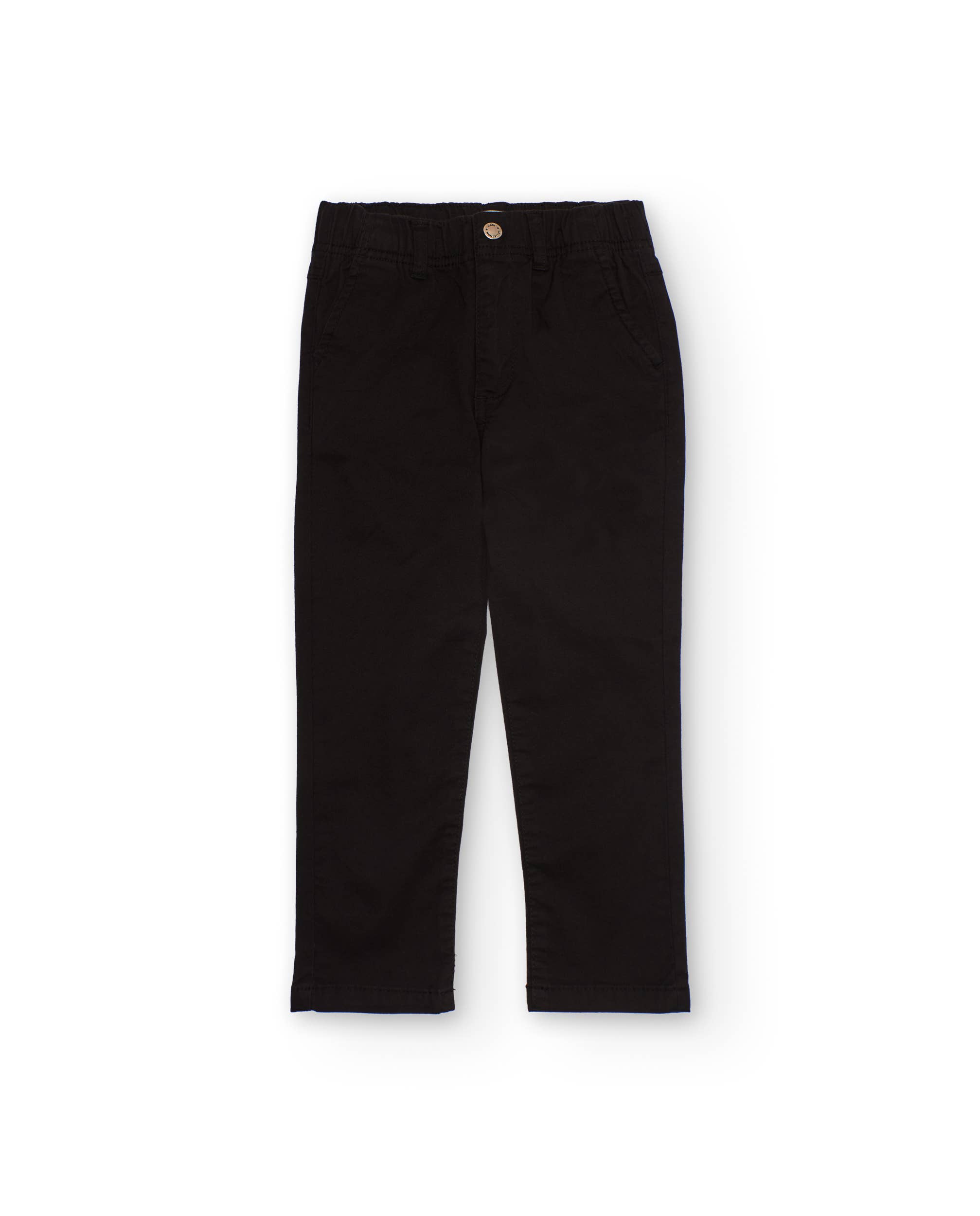 tuc tuc - Wholesale Pants - Kids - Black chino pants for boys with an elastic waistband0