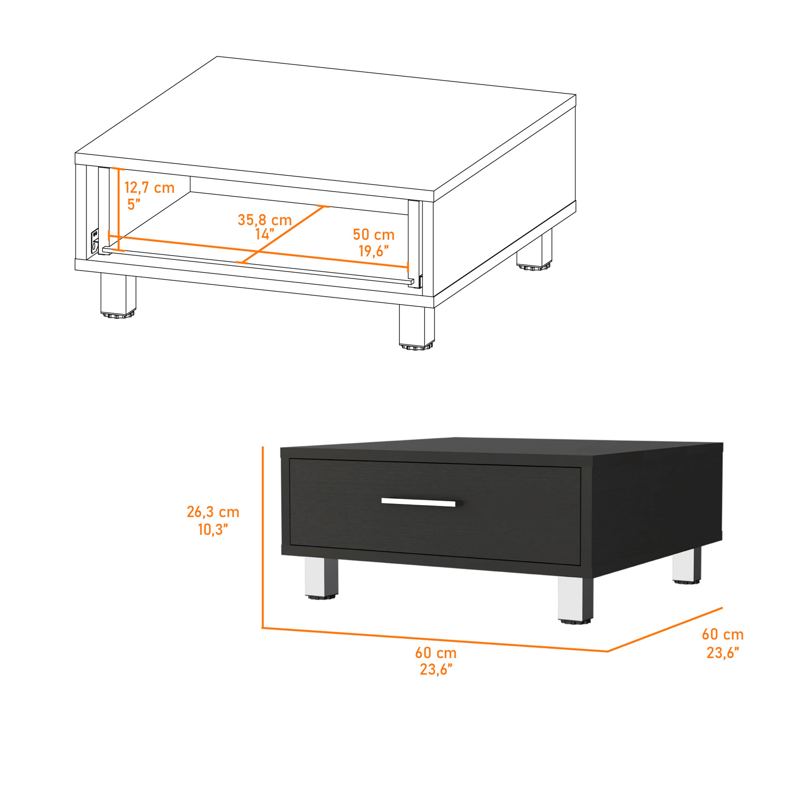 TuHome Concept - Wholesale Coffee Table - Beijing coffee table with a drawer2