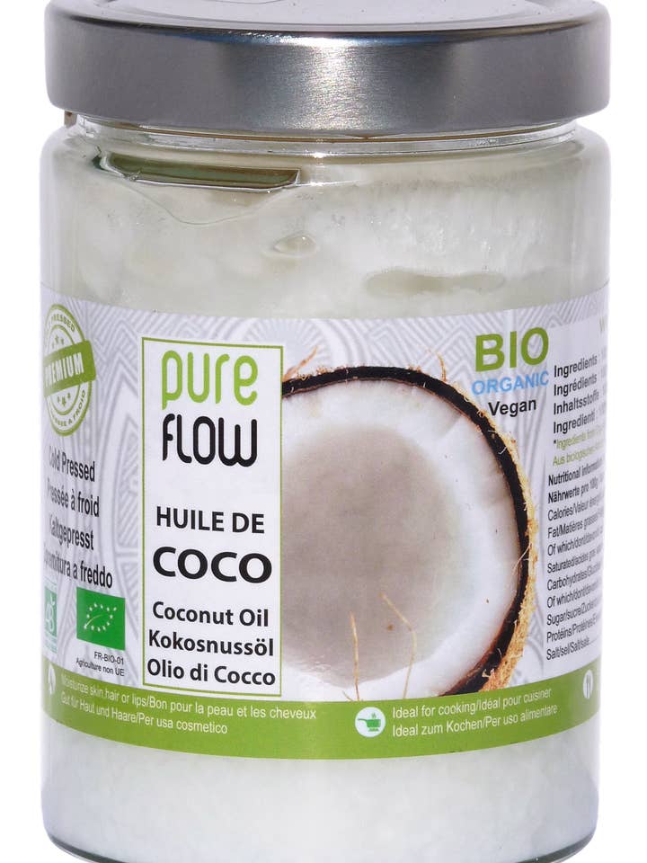 Organic coconut oil 200 milliliters for wholesale by PURE FLOW NATURALS