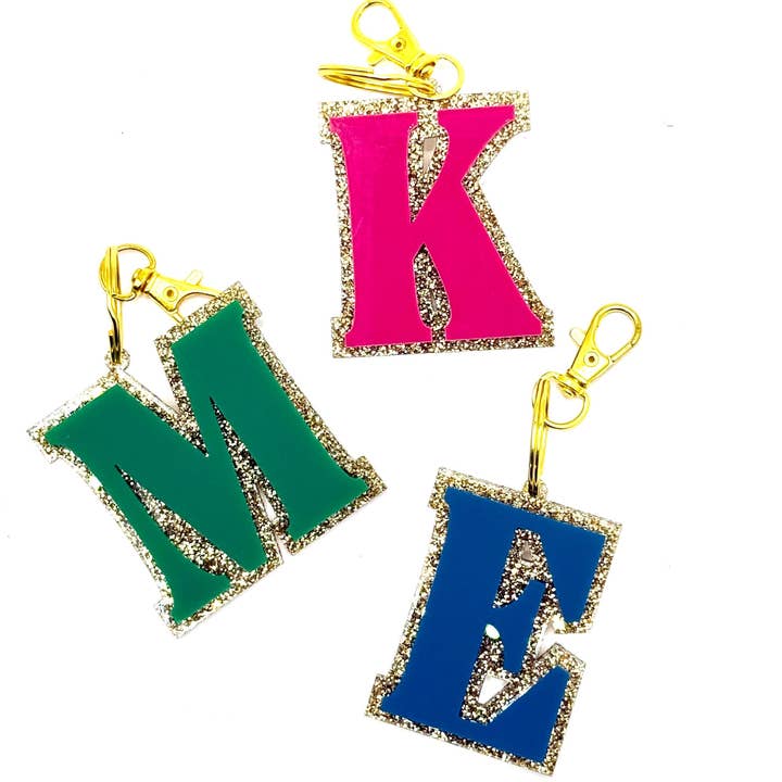 Porte-clés Étincelle Initiale pour la vente par Fox & Flock