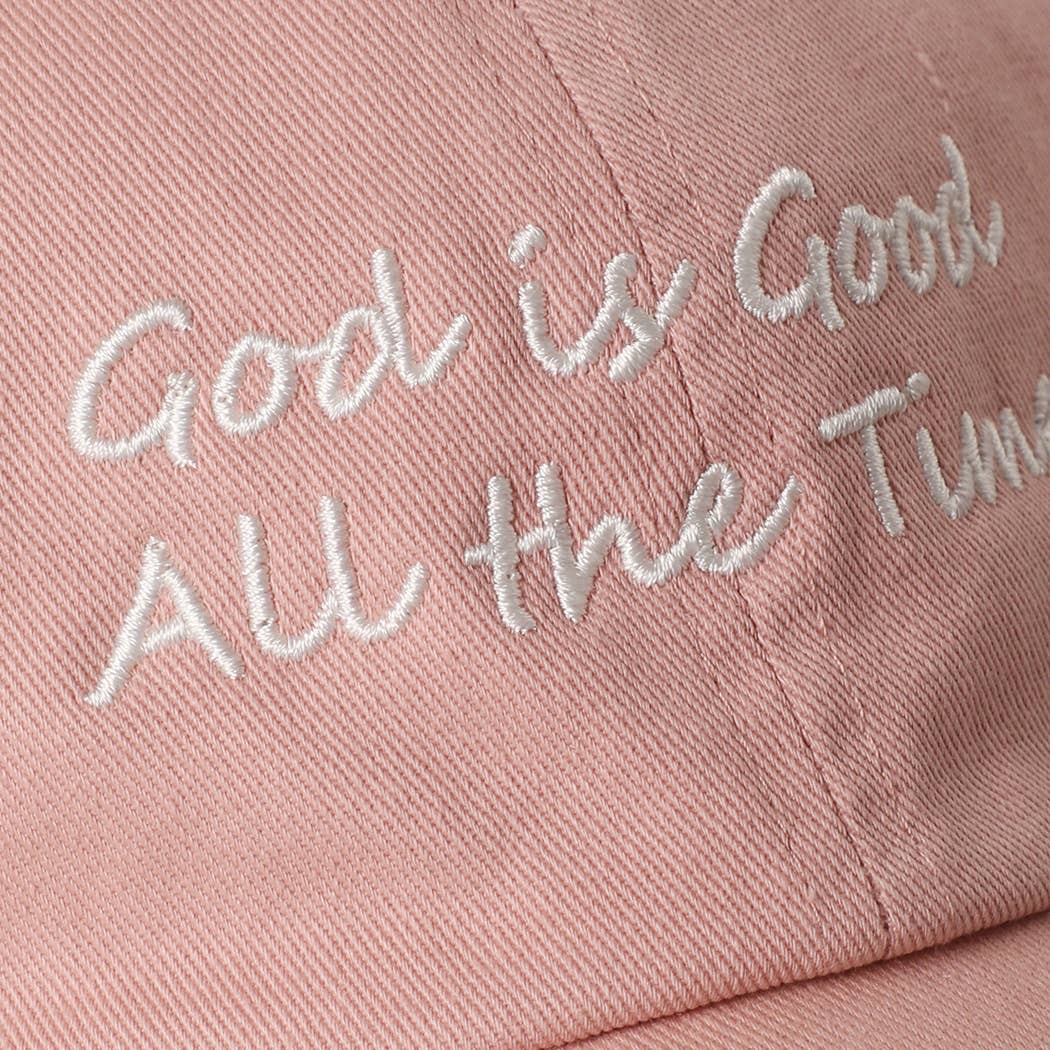 Fashion City - Wholesale Baseball Cap - Women's - God is Good All The Time Embroidery Baseball Cap15