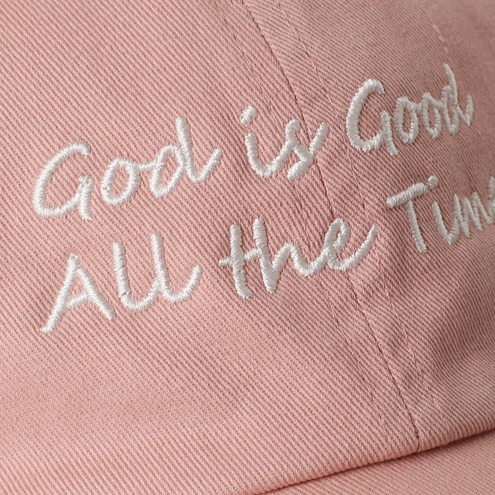 Fashion City - Wholesale Baseball Cap - Women's - God is Good All The Time Embroidery Baseball Cap15