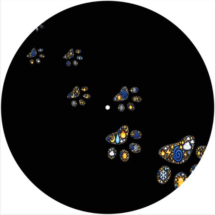 Slipmat 12"/ 7" för skivspelare - spår 1 för wholesale av Phatmatz