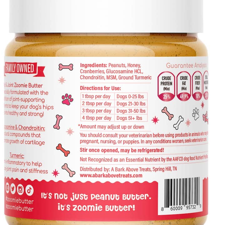 A Bark Above Treats - Wholesale Pet Treats - Dog - Zoomie Butter: Hip & Joint8