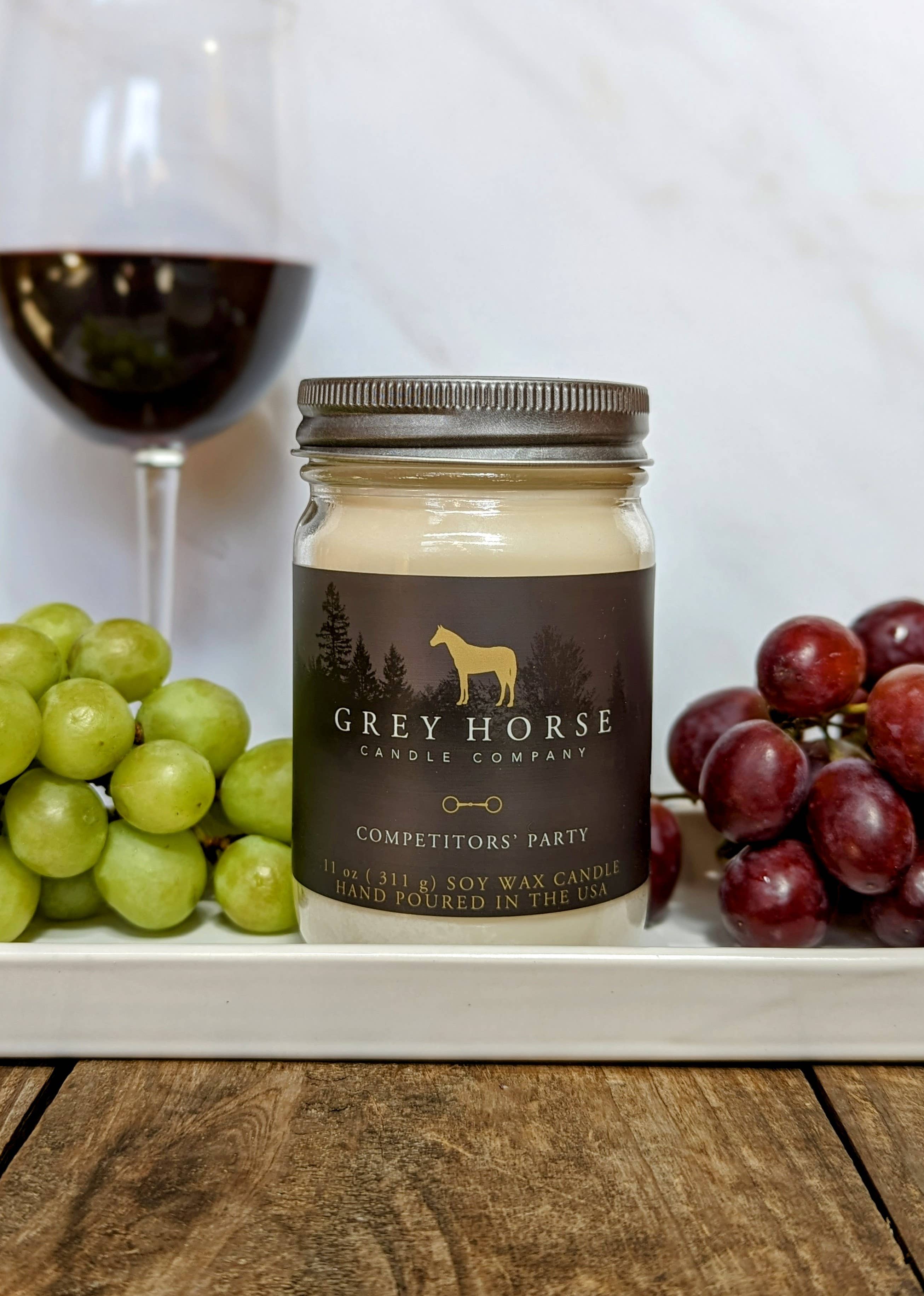 Grey Horse Candle Company - Wholesale Jar/Filled Candle - Competitors' Party Soy Candle - CLOSEOUT