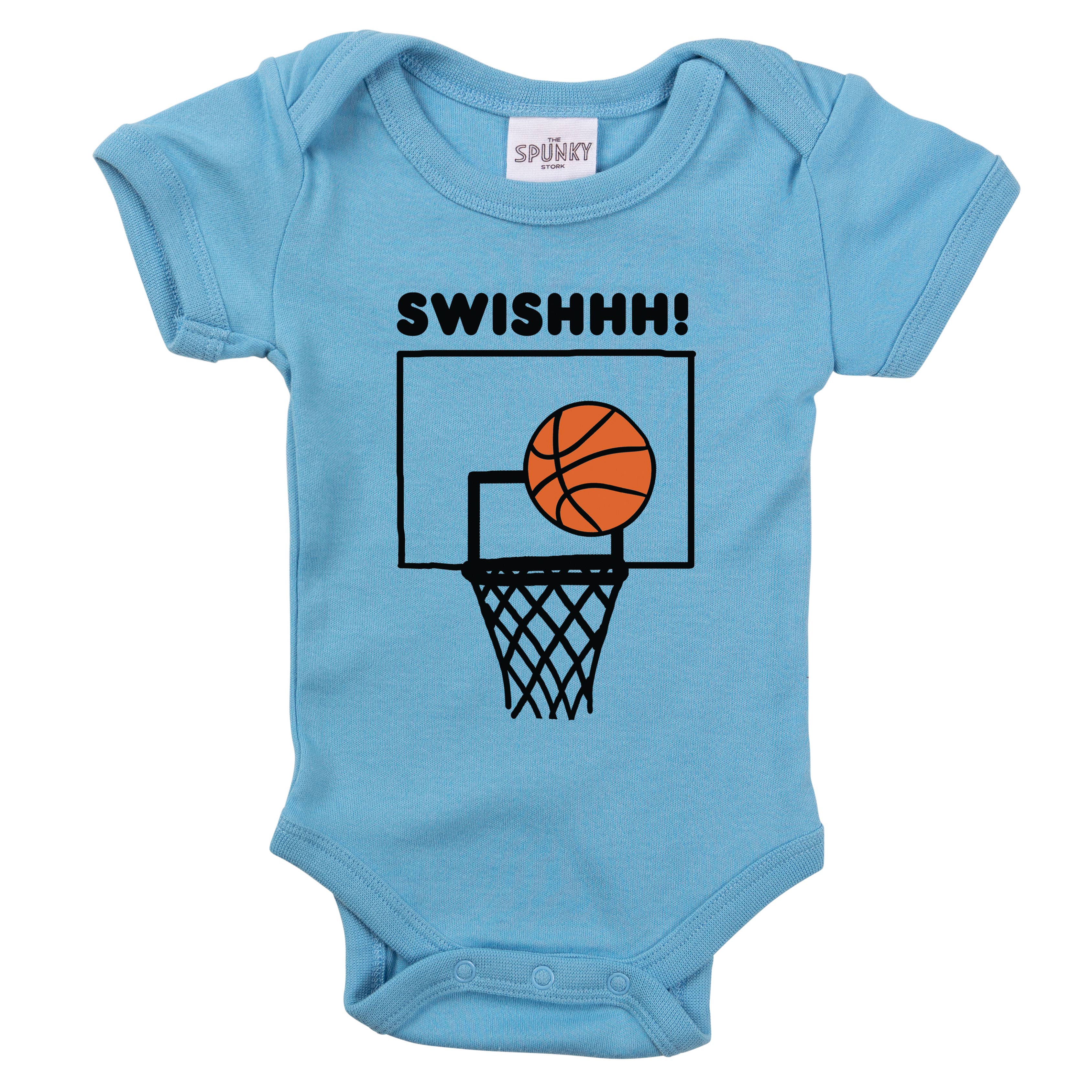 Spunky Stork - Wholesale Screen Printed T-Shirt - Kids - Basketball Net Swish Organic Baby Bodysuit Toddler Shirt7