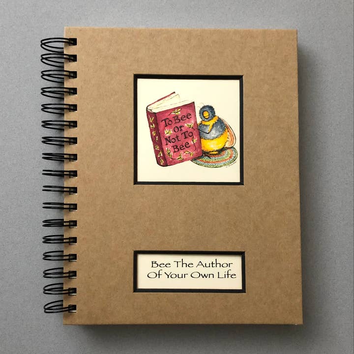 Eco Journal - Bee The Author Of Your Own Life for wholesale by Just Bee & Me Greeting Cards