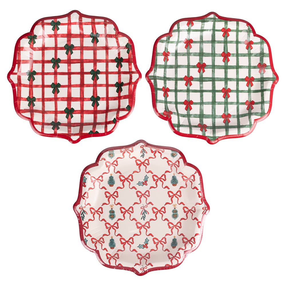 VdE Tivoli 1996 – wholesale Prydnadsset – XMAS FIOCCHI SET 15 PAPPERSPLATTOR 3 ASS D.23 CM0