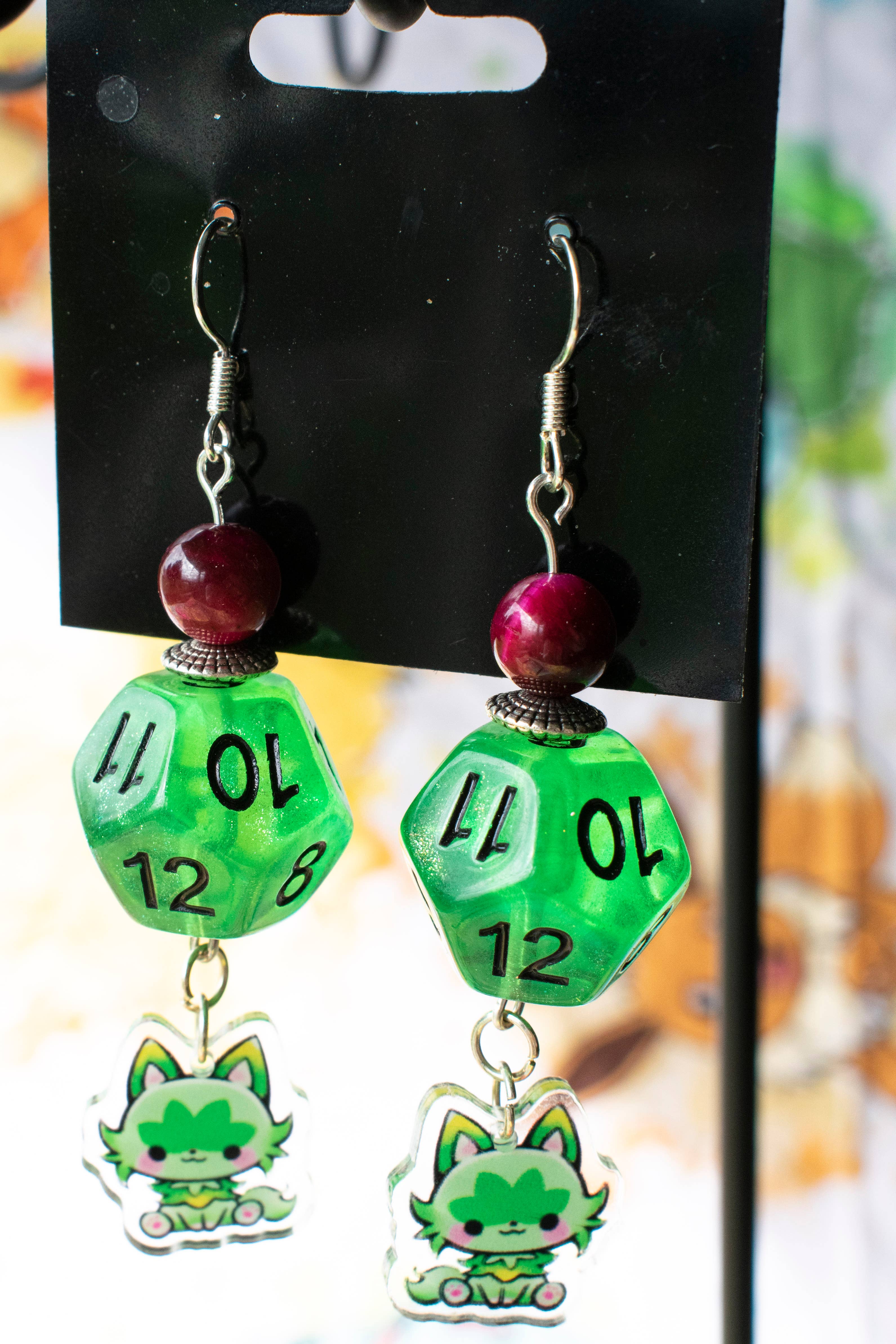 Melody's Menageries (Critical Crystals) - Wholesale Jewelry Set - Dice earring wholesale box31