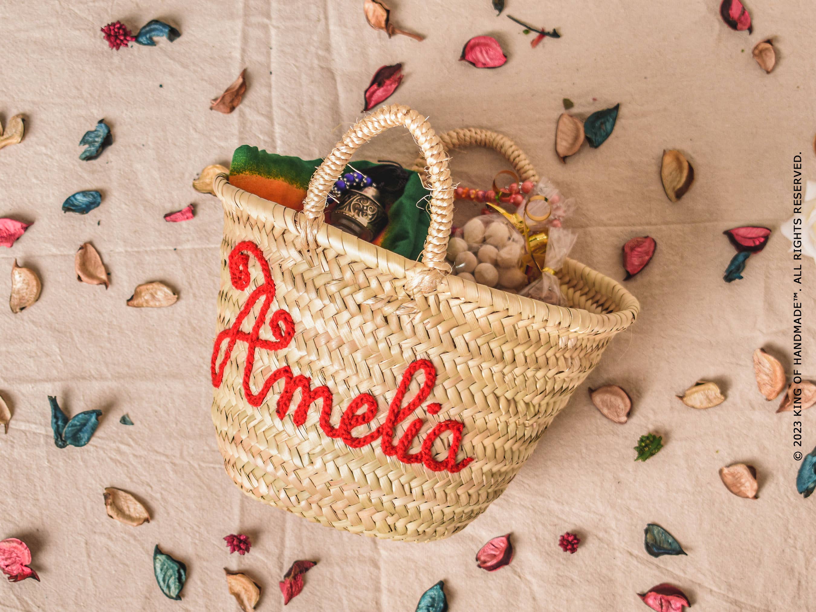 King Of Handmade - Wholesale Beach Bag - Personalized Straw Bag For Bride, Bachelorette party6