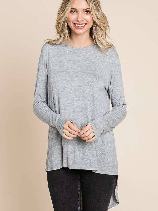 Culture Code - Wholesale Tunic - Women's - CAD1198L - CREW NECK SHIRRING BACK LSLV DRESS6