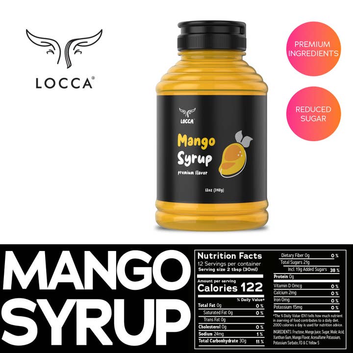 Locca - Wholesale Cocktail Mix/Syrup - Locca Premium Boba and Coffee Syrup | Bubble Tea Syrup Syrup 12oz | Premium Coffee Syrup4